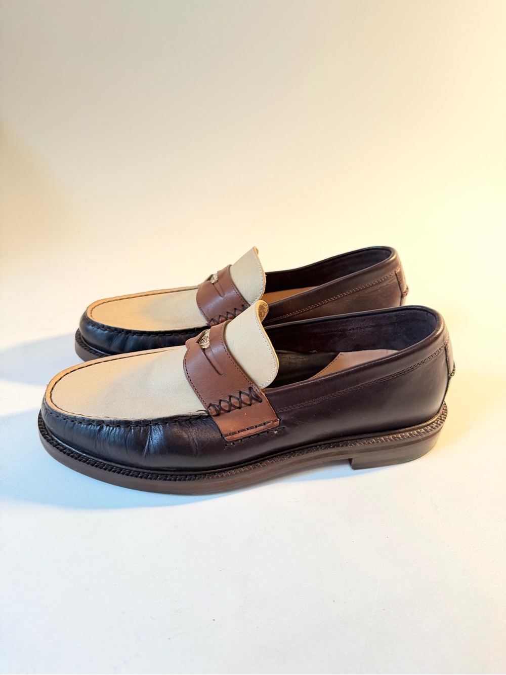 Cole Haan Men's American Classics Pinch Penny Loafers Men’s Sz 7.5 Tan Brown